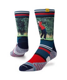 STANCE（スタンス）の「【STANCE / スタンス】GOLDEN BEAR 2 CREW / ジャック・ニクラウスコラボ/  ゴルフ用ソックス / INFIKNIT (インフィニット)（ソックス/靴下・メンズ）」