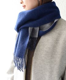 ソリッドカシミヤリバーシブルマフラー◆