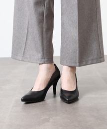 LibertyDoll ポインテッドトゥ8.5㎝ピンヒールデザインカット美脚パンプス
