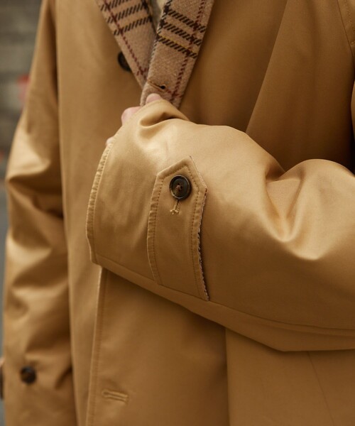 FREAK'S STORE(フリークスストア)の「FREAK'S STORE/フリークスストア 尾州リバーシブルコート(チェスターコート・メンズ・ベージュ/ネイビー・MEDIUM/LARGE)」の4枚目の写真