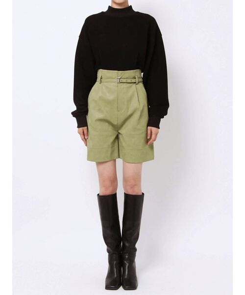 EMODA(エモダ)の「トラペーズハイウエストパンツ(その他パンツ・レディース・アイボリー/ブラック/カーキ・SMALL/MEDIUM)」の20枚目の写真