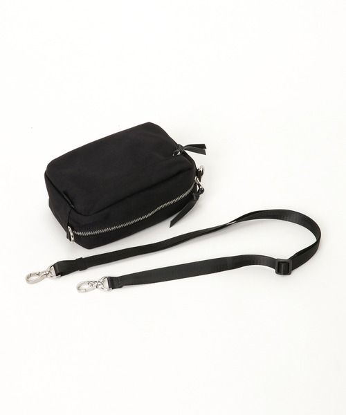 Cricket（クリケット）の「[クリケット] Cricket コーデュラナイロン ミニポシェット ヨコ型（ショルダーバッグ・メンズ・ブラック/トップグレー・FREE）」の5枚目の写真