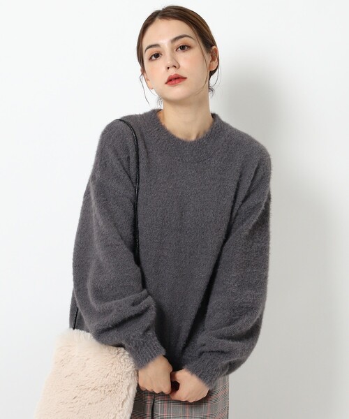 THE SHOP TK （ザ ショップ ティーケー ）の「◆シャギーニット（ニット/セーター・レディース・チャコールグレー/サンドベージュ/パープル系4・12/13/14）」の14枚目の写真