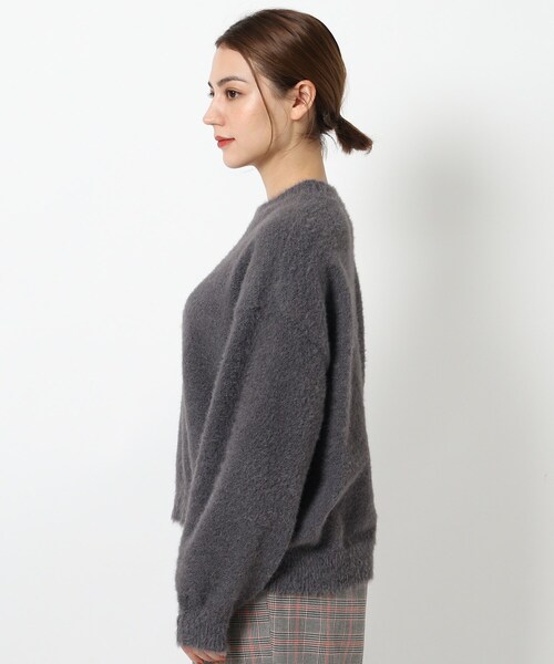 THE SHOP TK （ザ ショップ ティーケー ）の「◆シャギーニット（ニット/セーター・レディース・チャコールグレー/サンドベージュ/パープル系4・12/13/14）」の17枚目の写真