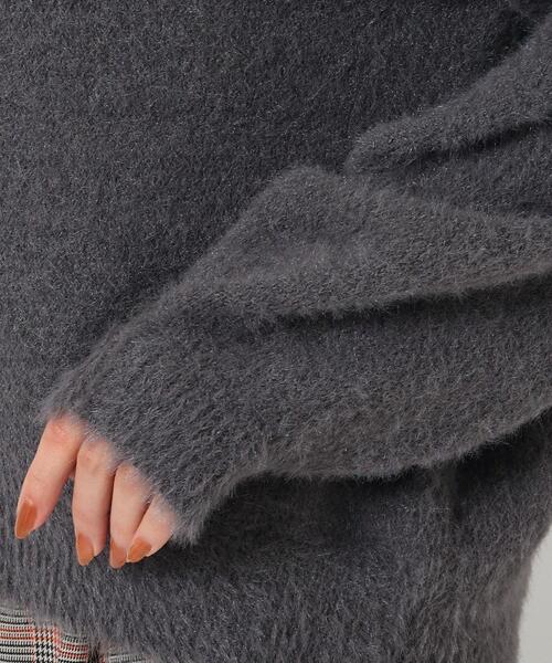 THE SHOP TK （ザ ショップ ティーケー ）の「◆シャギーニット（ニット/セーター・レディース・チャコールグレー/サンドベージュ/パープル系4・12/13/14）」の20枚目の写真