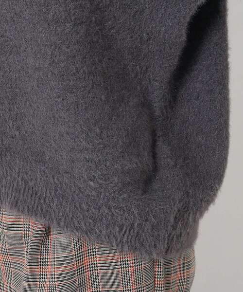 THE SHOP TK （ザ ショップ ティーケー ）の「◆シャギーニット（ニット/セーター・レディース・チャコールグレー/サンドベージュ/パープル系4・12/13/14）」の21枚目の写真