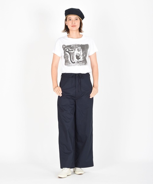 45R（フォーティファイブアール）の「山ものがたりのプリントTシャツ（サル）（Tシャツ/カットソー・レディース・ホワイト・SMALL/LARGE）」の7枚目の写真