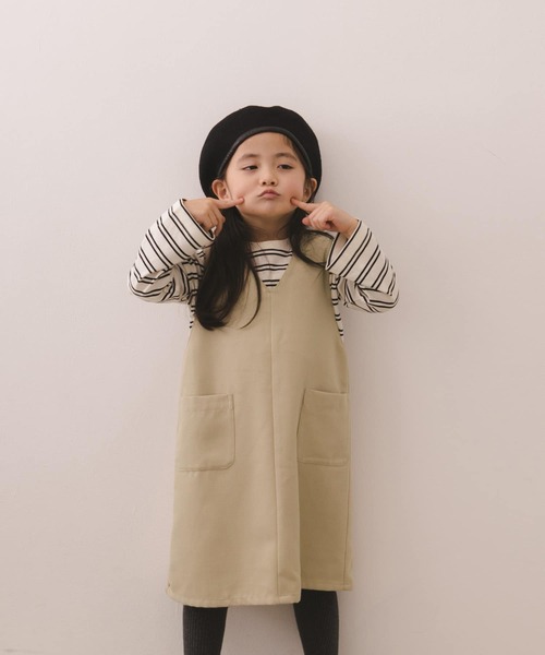 URBAN RESEARCH DOORS（アーバンリサーチドアーズ）の「キモウジャンパースカート(KIDS)（ジャンパースカート・キッズ・ベージュ/チェック・120/105/150/135）」の7枚目の写真