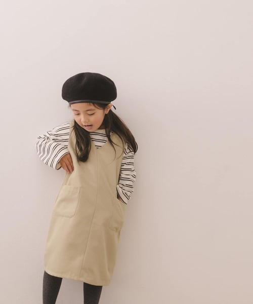 URBAN RESEARCH DOORS（アーバンリサーチドアーズ）の「キモウジャンパースカート(KIDS)（ジャンパースカート・キッズ・ベージュ/チェック・120/105/150/135）」の15枚目の写真