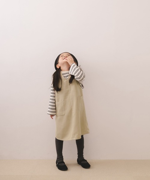 URBAN RESEARCH DOORS（アーバンリサーチドアーズ）の「キモウジャンパースカート(KIDS)（ジャンパースカート・キッズ・ベージュ/チェック・120/105/150/135）」の13枚目の写真