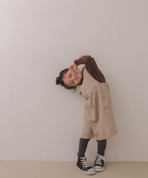 URBAN RESEARCH DOORS（アーバンリサーチドアーズ）の「キモウジャンパースカート(KIDS)（ジャンパースカート・キッズ・ベージュ/チェック・120/105/150/135）」の20枚目の写真