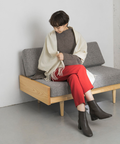 URBAN RESEARCH（アーバンリサーチ）の「ウール混タックカラーパンツ（その他パンツ・レディース・ベージュ系その他/ブルー/レッド・34/36/38）」の17枚目の写真