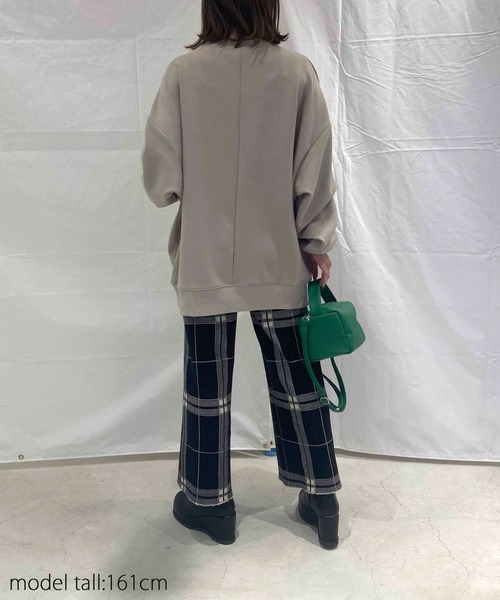 AS KNOW AS PINKY（アズノゥアズピンキー）の「BIGに伝えて想いをプルオーバー（スウェット・レディース・ホワイト/グレイッシュベージュ/グリーン/ブラック・FREE）」の17枚目の写真