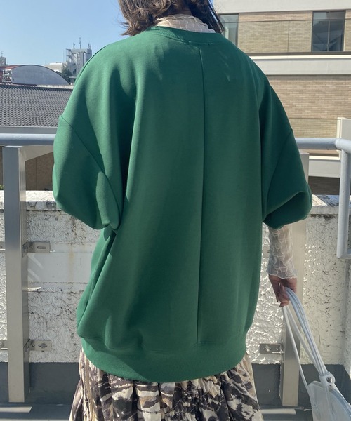 AS KNOW AS PINKY（アズノゥアズピンキー）の「BIGに伝えて想いをプルオーバー（スウェット・レディース・ホワイト/グレイッシュベージュ/グリーン/ブラック・FREE）」の19枚目の写真