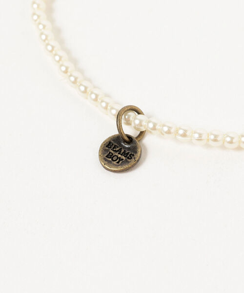 BEAMS BOY（ビームスボーイ）の「BEAMS BOY / 樹脂パール アンクレット 2P（アンクレット・レディース・ホワイト・ONE SIZE）」の8枚目の写真