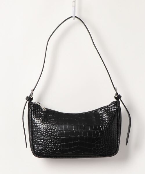 MURUA（ムルーア）の「ソフトカーブミニBAG（ハンドバッグ・レディース・ブラック/アイボリー・FREE）」の2枚目の写真