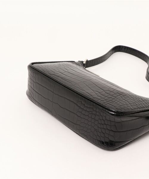 MURUA（ムルーア）の「ソフトカーブミニBAG（ハンドバッグ・レディース・ブラック/アイボリー・FREE）」の3枚目の写真