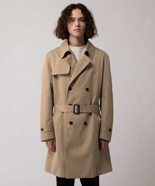 tk.TAKEO KIKUCHI（ティーケータケオキクチ）の「コンパクトツイルトレンチコート（トレンチコート・メンズ・ベージュ/ネイビー・01/02/03/04/05）」の6枚目の写真