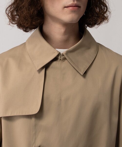 tk.TAKEO KIKUCHI（ティーケータケオキクチ）の「コンパクトツイルトレンチコート（トレンチコート・メンズ・ベージュ/ネイビー・01/02/03/04/05）」の9枚目の写真