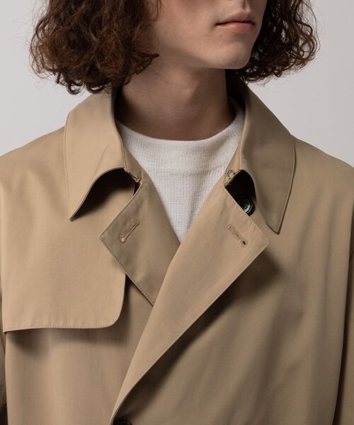 tk.TAKEO KIKUCHI（ティーケータケオキクチ）の「コンパクトツイルトレンチコート（トレンチコート・メンズ・ベージュ/ネイビー・01/02/03/04/05）」の10枚目の写真