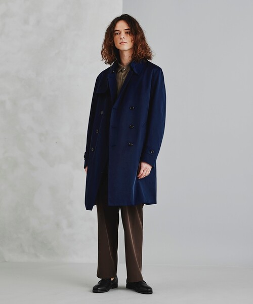 tk.TAKEO KIKUCHI（ティーケータケオキクチ）の「コンパクトツイルトレンチコート（トレンチコート・メンズ・ベージュ/ネイビー・01/02/03/04/05）」の18枚目の写真