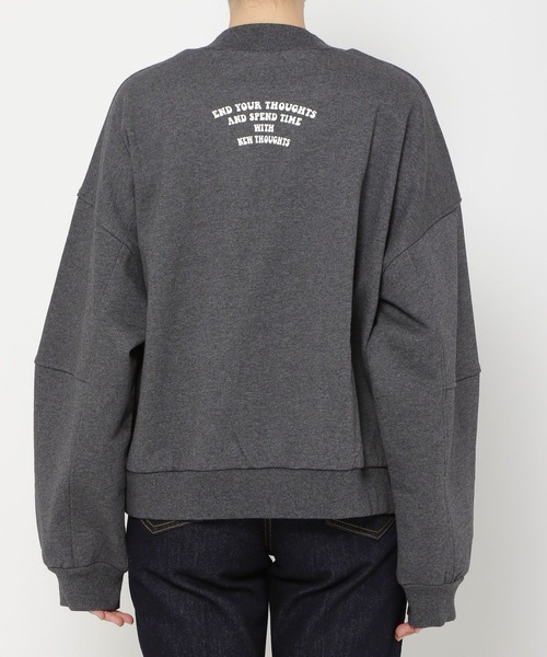 PAGEBOY（ページボーイ）の「サンドフォトウラケプルオーバー（スウェット・レディース・ピンク/オートミール/チャコールグレー・FREE）」の14枚目の写真