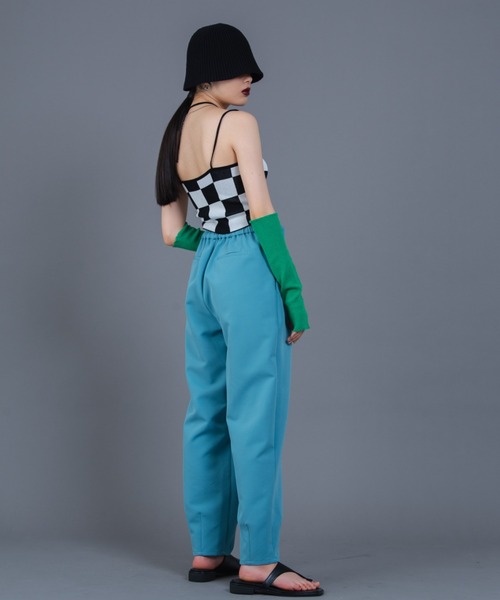 Solace（ソレイス）の「ウエストベルトグルカタックパンツ（スラックス・レディース・ブラック/ブルー・FREE）」の22枚目の写真