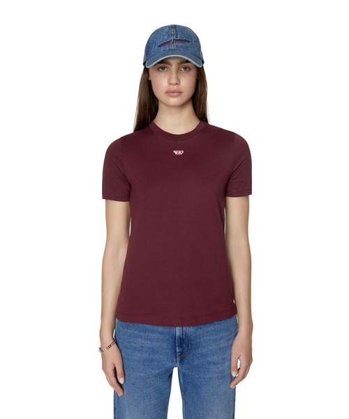 DIESEL（ディーゼル）の「レディース Tシャツ クルーネック 半袖（Tシャツ/カットソー・レディース・ホワイト/ブラック/ブルー/パープル/その他・SMALL/MEDIUM/LARGE/X-SMALL/X-LARGE）」の4枚目の写真