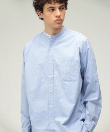 BEAMS PLUS | Band Collar 120/3 Broad Classic Fit(シャツ/ブラウス)