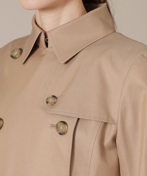 MACKINTOSH LONDON(マッキントッシュ ロンドン)の「【2022春夏モデル】【GABARDINE 19】【LOGIE/ロージー】トレンチコート(トレンチコート・レディース・ベージュ系その他3/ダークネイビー・40/38/36)」の8枚目の写真