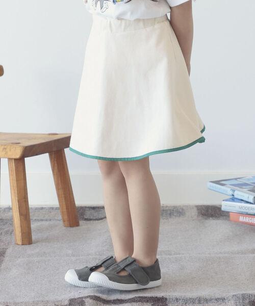 B:MING by BEAMS（ビーミングバイビームス）の「B:MING by BEAMS / 天竺 サーキュラー スカート（100~130cm）（スカート・キッズ・アイボリー/イエロー・100/110/120/130）」の22枚目の写真