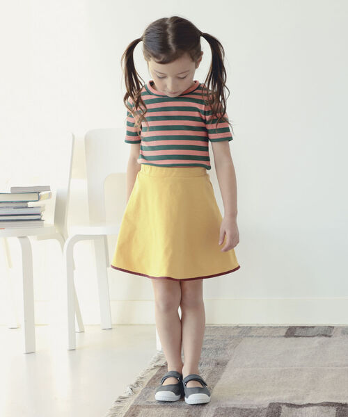 B:MING by BEAMS（ビーミングバイビームス）の「B:MING by BEAMS / 天竺 サーキュラー スカート（100~130cm）（スカート・キッズ・アイボリー/イエロー・100/110/120/130）」の19枚目の写真