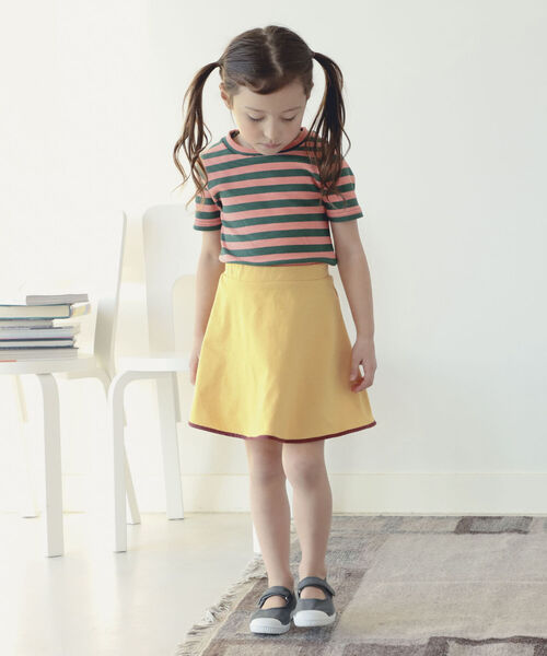B:MING by BEAMS（ビーミングバイビームス）の「B:MING by BEAMS / 天竺 サーキュラー スカート（100~130cm）（スカート・キッズ・アイボリー/イエロー・100/110/120/130）」の18枚目の写真