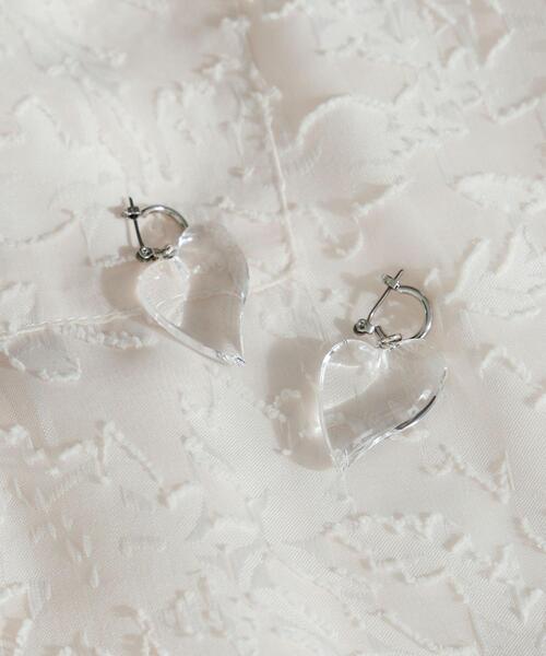 CITEN(シテン)の「<CITEN(シテン)>クリアモチーフ ピアス(ピアス(両耳用)・レディース・シルバー/オレンジ/ケリー・FREE)」の3枚目の写真