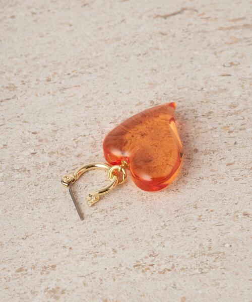 CITEN(シテン)の「<CITEN(シテン)>クリアモチーフ ピアス(ピアス(両耳用)・レディース・シルバー/オレンジ/ケリー・FREE)」の10枚目の写真
