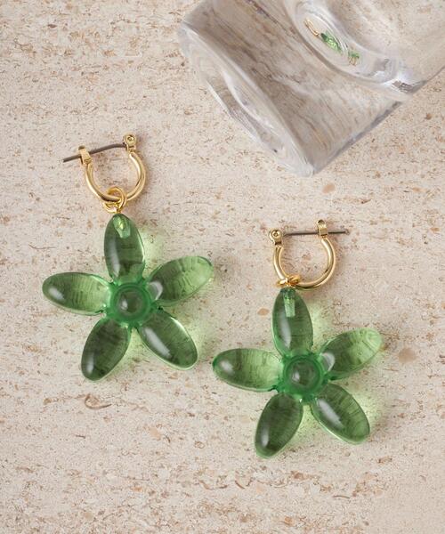 CITEN(シテン)の「<CITEN(シテン)>クリアモチーフ ピアス(ピアス(両耳用)・レディース・シルバー/オレンジ/ケリー・FREE)」の8枚目の写真