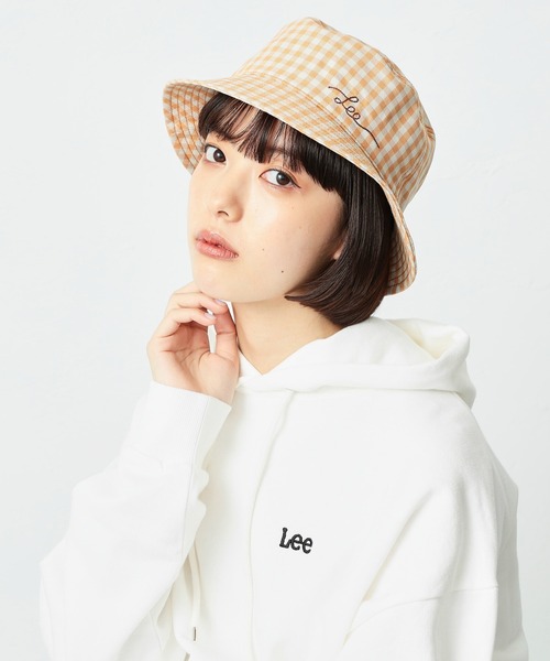 Lee（リー）の「Lee/リー【KIDS・大人】バケットハット（ハット・メンズ・ホワイト/ブラック/ベージュ/ネイビー/オレンジ/ライトグリーン/ブラック系その他/ブルー系その他/ベージュ系その他/ホワイト系その他・SMALL/MEDIUM）」の10枚目の写真