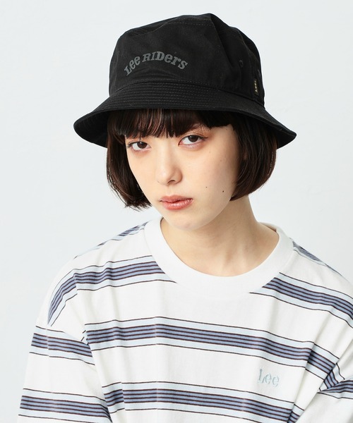 Lee（リー）の「Lee/リー【KIDS・大人】バケットハット（ハット・メンズ・ホワイト/ブラック/ベージュ/ネイビー/オレンジ/ライトグリーン/ブラック系その他/ブルー系その他/ベージュ系その他/ホワイト系その他・SMALL/MEDIUM）」の4枚目の写真