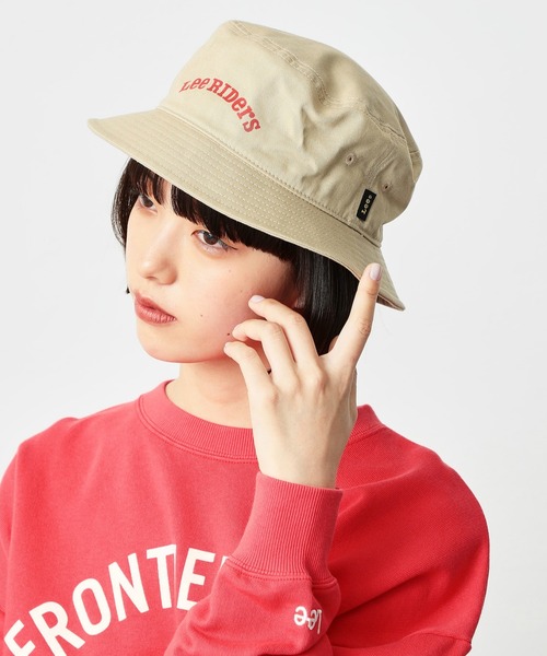 Lee（リー）の「Lee/リー【KIDS・大人】バケットハット（ハット・メンズ・ホワイト/ブラック/ベージュ/ネイビー/オレンジ/ライトグリーン/ブラック系その他/ブルー系その他/ベージュ系その他/ホワイト系その他・SMALL/MEDIUM）」の20枚目の写真