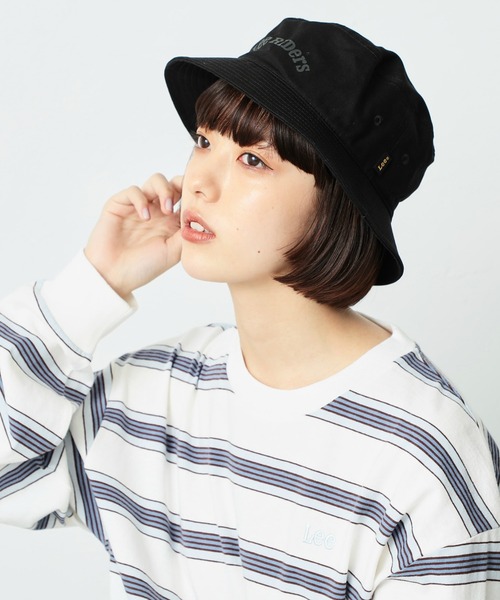 Lee（リー）の「Lee/リー【KIDS・大人】バケットハット（ハット・メンズ・ホワイト/ブラック/ベージュ/ネイビー/オレンジ/ライトグリーン/ブラック系その他/ブルー系その他/ベージュ系その他/ホワイト系その他・SMALL/MEDIUM）」の17枚目の写真