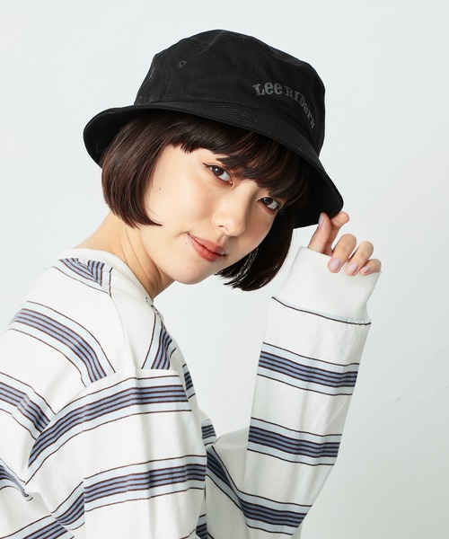Lee（リー）の「Lee/リー【KIDS・大人】バケットハット（ハット・メンズ・ホワイト/ブラック/ベージュ/ネイビー/オレンジ/ライトグリーン/ブラック系その他/ブルー系その他/ベージュ系その他/ホワイト系その他・SMALL/MEDIUM）」の16枚目の写真