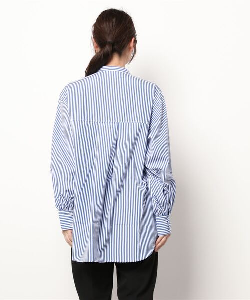 reca（レカ）の「バンドカラーストライプシャツ（シャツ/ブラウス