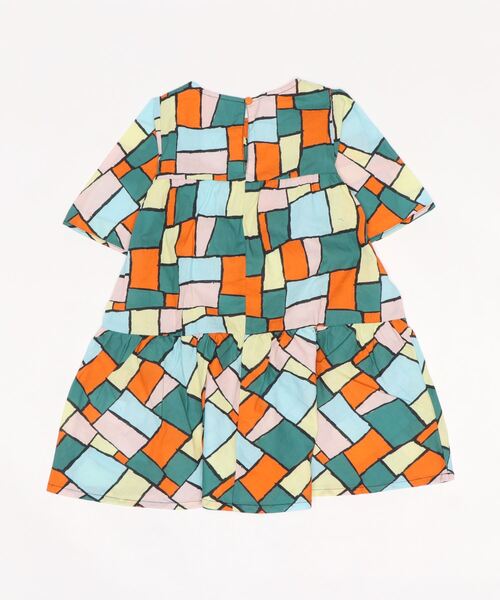 HOGAN RANCH WEAR（ホーガンランチウエア）の「ソウガラティアード半袖ワンピース(kids/S～LL)（ワンピース・キッズ・オレンジ/マルチ/ストライプ・LL/S/M/L）」の4枚目の写真