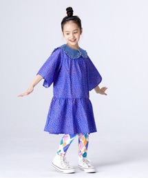 HOGAN RANCH WEAR | ソウガラティアード半袖ワンピース(kids/S～LL)(ワンピース)