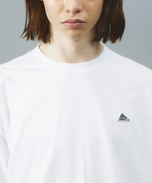 KELTY(ケルティ)の「WEB限定 KELTY×MYSELF ABAHOUSE/ケルティ 別注 ワンポイント ヴィンテージロゴ Tシャツ(Tシャツ/カットソー・メンズ・ホワイト/ブラック/ベージュ/グリーン・46/48/50)」の8枚目の写真
