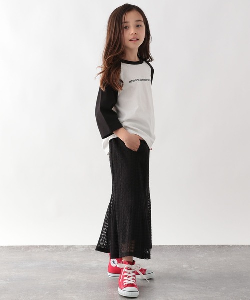 GLOBAL WORK（グローバルワーク）の「キッズ/レースマーメイドスカート/272215（スカート・キッズ・ブラック/ホワイト・160cm/110cm/100cm/120cm/130cm/140cm/150cm）」の9枚目の写真
