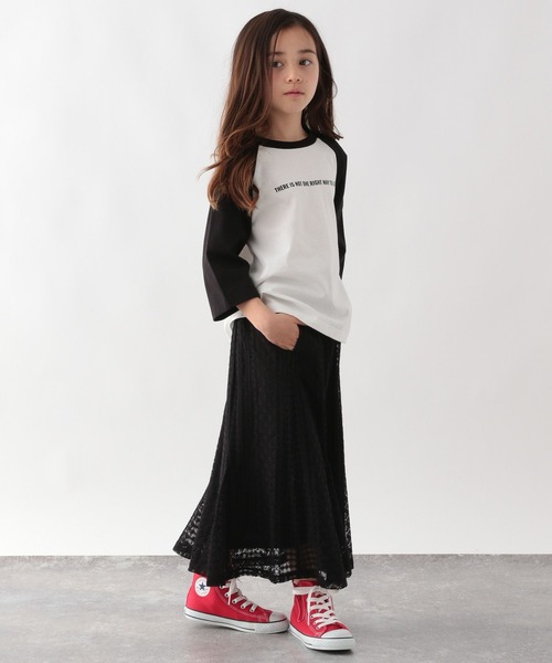 GLOBAL WORK（グローバルワーク）の「キッズ/レースマーメイドスカート/272215（スカート・キッズ・ブラック/ホワイト・160cm/110cm/100cm/120cm/130cm/140cm/150cm）」の10枚目の写真