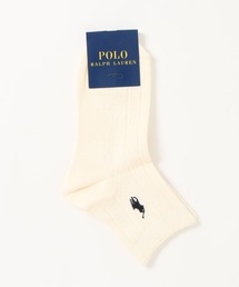 POLO RALPH LAUREN | POLO RALPH LAUREN レディース ワンポイント ケーブル柄 ショートソックス 03207509(ソックス/靴下)