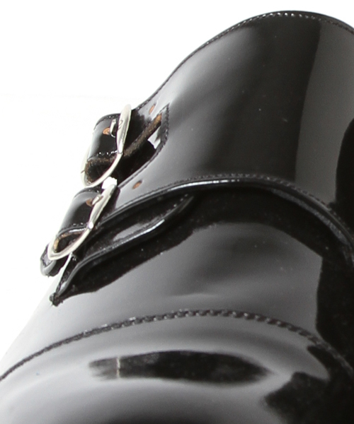 AMERICAN RAG CIE(アメリカンラグシー)の「CAMINANDO × AMERICAN RAG CIE シャークソールモンクストラップシューズ(ドレスシューズ・メンズ・ブラック/ブラック系その他・8/9/10)」の6枚目の写真