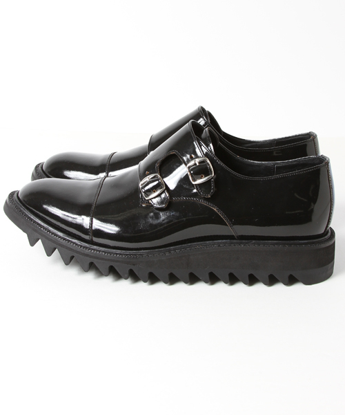 AMERICAN RAG CIE(アメリカンラグシー)の「CAMINANDO × AMERICAN RAG CIE シャークソールモンクストラップシューズ(ドレスシューズ・メンズ・ブラック/ブラック系その他・8/9/10)」の8枚目の写真